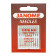 Stretch and knit fabric needles JANOME 10 pcs set - mix 75-90