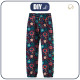 CHILDREN'S SOFTSHELL TROUSERS (YETI) - FOLK BIRDS / navy