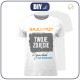 MEN'S T-SHIRT - NAJLEPSZY DZIADEK NA ŚWIECIE - WITH YOUR OWN PHOTO - sewing set