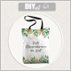 SHOPPER BAG - Beste Klassenlehrerin der Welt - Waterproof woven fabric - sewing set