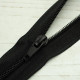 Coil zipper 25cm Open-end - black
