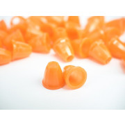 Plastic Cord Ends 11mm - ORANGE