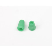 Plastic Cord Ends 17mm - GREEN