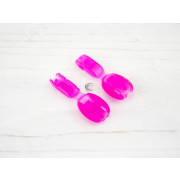 Plastic Cord Lock 18,5 mm -  fuchsia