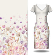 FLOWERS wz.10 - dress panel crepe