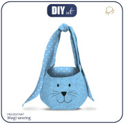 BUNNY BASKET - BLUE