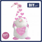 VALENTINE GNOME - DIY IT'S EASY