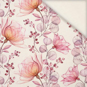 FLOWERS pat. 4 (pink) - Linen 100%