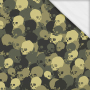 CAMOUFLAGE SKULLS / olive- single jersey with elastane ITY