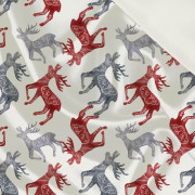 68cmREINDEERS  (NORDIC CHRISTMAS) - Satin