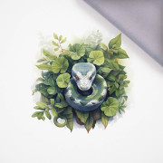 WATERCOLOR SNAKE - panel,  softshell (60cm x 50cm)