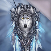 SPIRIT WOLF - panel,  softshell (60cm x 50cm)