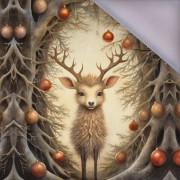 VINTAGE CHRISTMAS REINDEER PAT. 1 - panel,  softshell (60cm x 50cm)