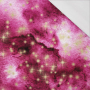 GOLDEN STARS Pat. 2 / WATERCOLOR MARBLE - single jersey with elastane 