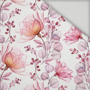 FLOWERS pat. 4 (pink) - quick-drying woven fabric
