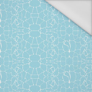 WATER WORLD (BACKGROUND) / aqua - Waterproof woven fabric