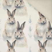 ARCTIC HARE- Upholstery velour 