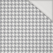 GREY HOUNDSTOOTH / WHITE - Viscose jersey