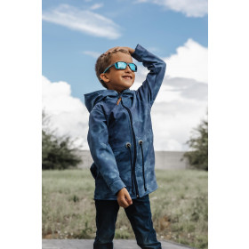 KIDS PARKA (ARIEL) - FORREST OMBRE (WINTER IN THE MOUNTAIN) - softshell