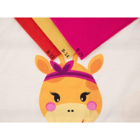 GIRAFFE - panel single jersey TE210
