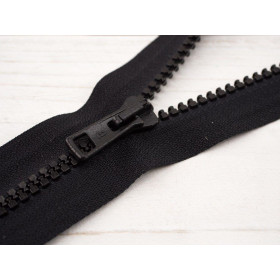 Plastic Zipper 5mm open-end 30cm - black B-99