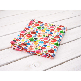 COLORFUL BUTTONS - looped knit SP250