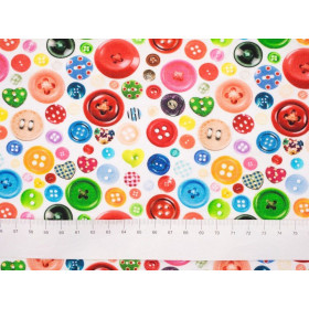 COLORFUL BUTTONS - looped knit SP250
