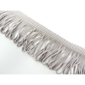 Chainette Fringe - LIGHT GREY