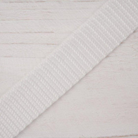 Webbing tape - WHITE / Choice of sizes