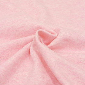 Melange Pink - thick looped knit 