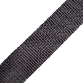 Webbing tape -  dark grey / Choice of sizes