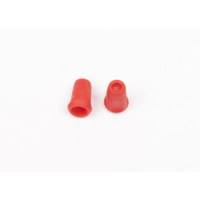 Plastic Cord Ends 17mm - RED