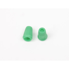 Plastic Cord Ends 17mm - GREEN