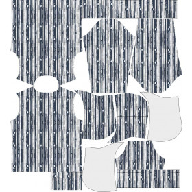MEN’S HOODIE (COLORADO) - TREES (ADVENTURE) / grey - sewing set