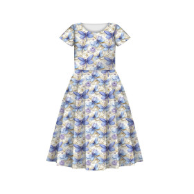 Butterfly & Flowers wz.15 - Viscose jersey
