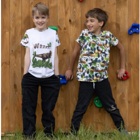 2-PACK - KID’S T-SHIRT - DINO pat. 1 - sewing set