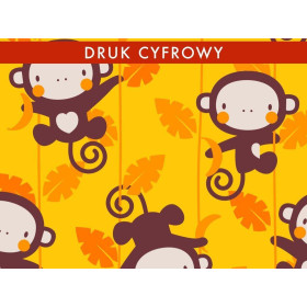 MONKEY GROVE / yellow - looped knit 