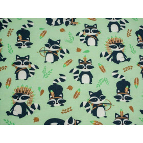 RACCOONS vol.2 / green - looped knit 