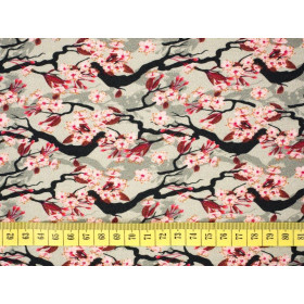 CHERRY BLOSSOM - single jersey with elastane TE210