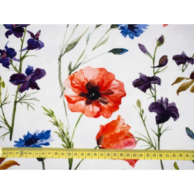 FIELD FLOWERS / vanilla - Viscose jersey WE210