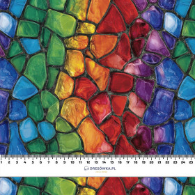 STAINED GLASS WZ. 23 - looped knit fabric