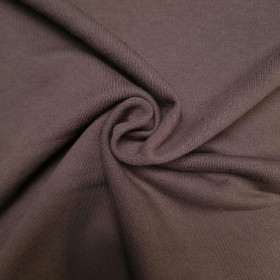 French terry TWILL PREMIUM (P290d) - ESPRESSO (D-246)