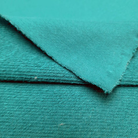 French terry TWILL PREMIUM (P290d) - VICTORIAN TEAL (D-247) 