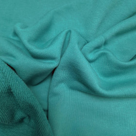 French terry TWILL PREMIUM (P290d) - VICTORIAN TEAL (D-247) 