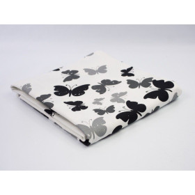 BUTTERFLIES GRAY - panel single jersey with elastane TE210