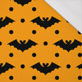 48cm HALLOWEEN BATS / pumpkin - organic single jersey with elastane TE210