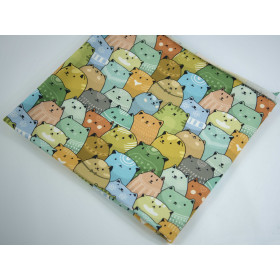 Colourful cats - single jersey with elastane TE210