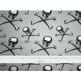 Skulls and bones - single jersey with elastane TE210