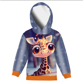 KID'S HOODIE (ALEX) - ANIMATED GIRAFFE - sewing set