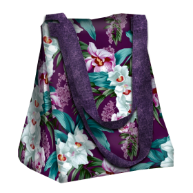 XL bag with in-bag pouch 2 in 1 - EXOTIC ORCHIDS PAT. 4 - sewing set